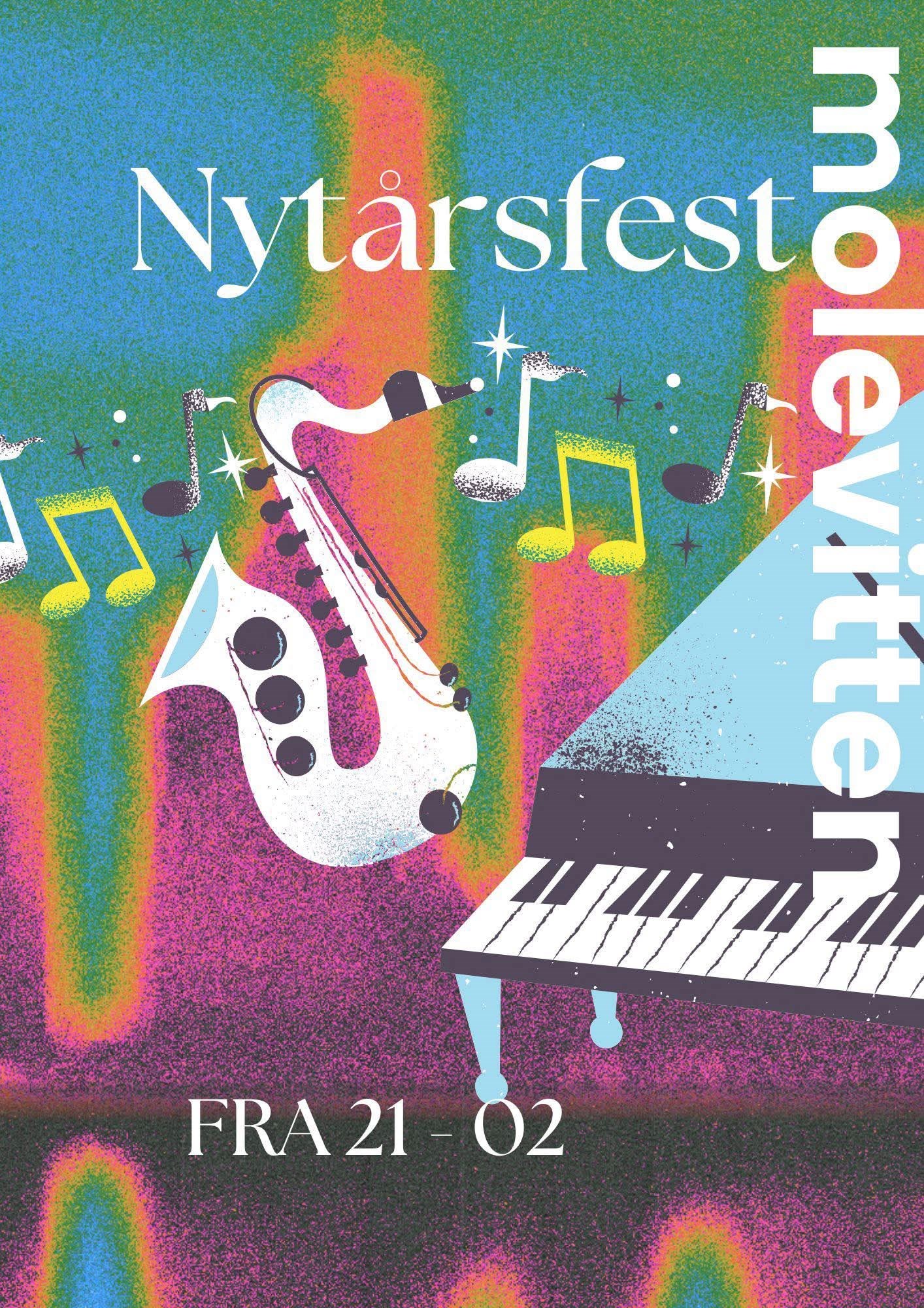 Nytårsfest nytårsaften på Molevitten