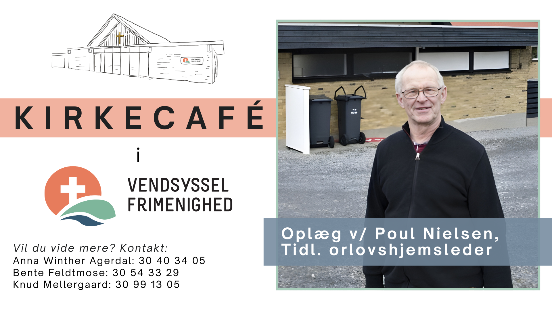KirkeCafé - med besøg af Poul Nielsen