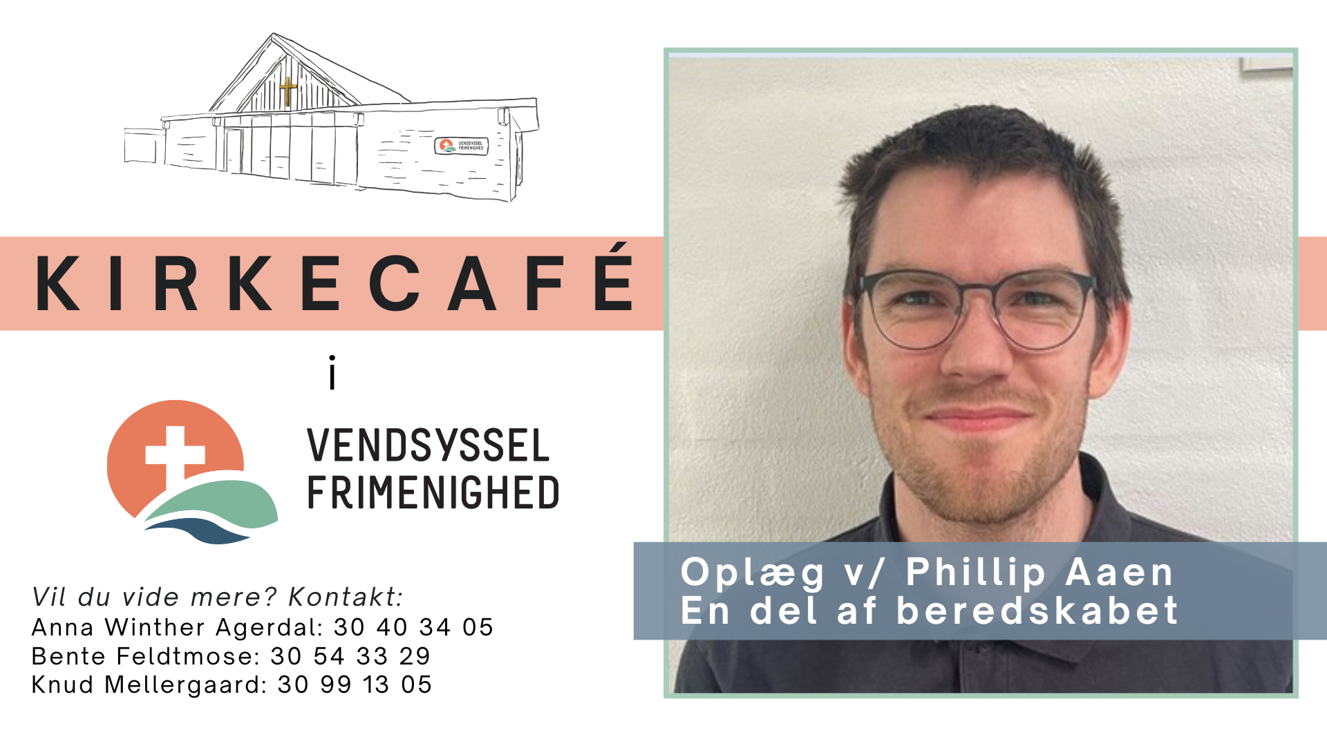 KirkeCafé - med besøg af Phillip Aaen