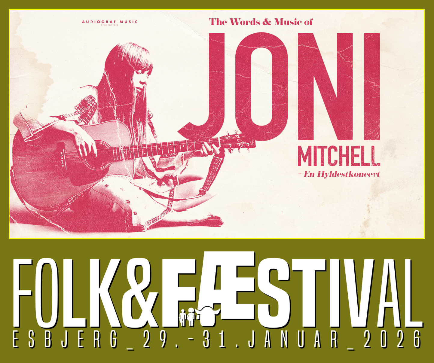 Joni Mitchell - En Hyldestkoncert // Syddansk Musikkonservatorium Salen // FOLK & FÆSTIVAL 2026