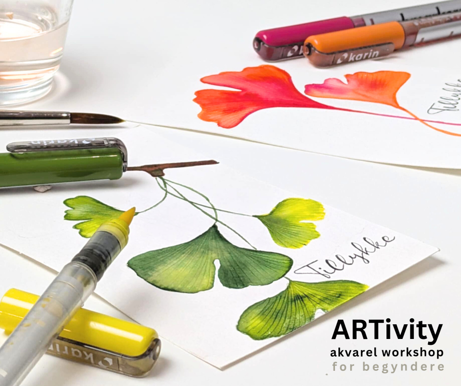 Akvarelworkshop med Brushmarkers Pro