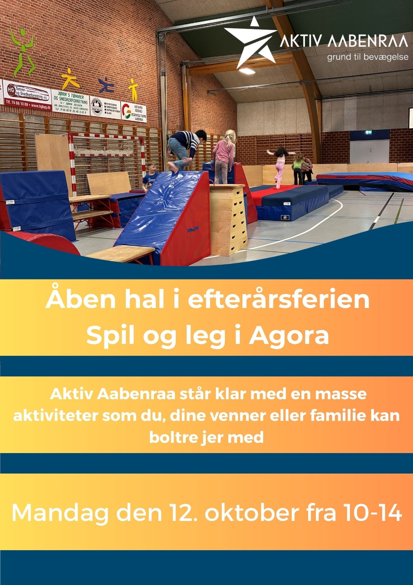 Åben hal i efterårsferien