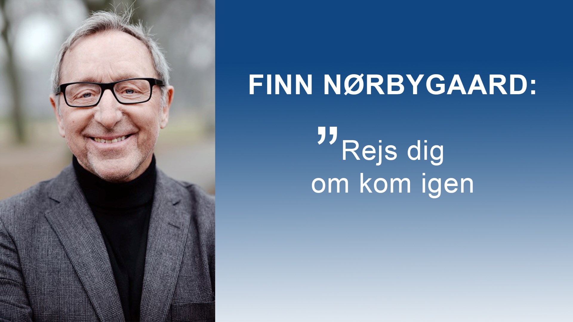Foredrag med Finn Nørbygaard