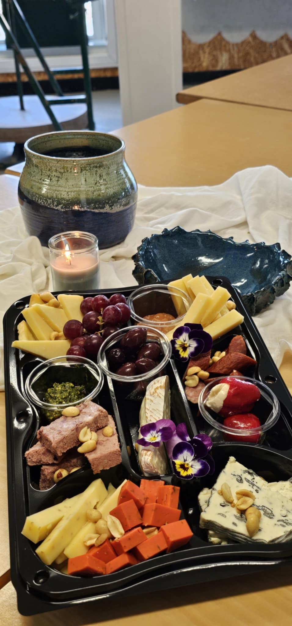 Ostetapas og keramik - en kreativ torsdag aften