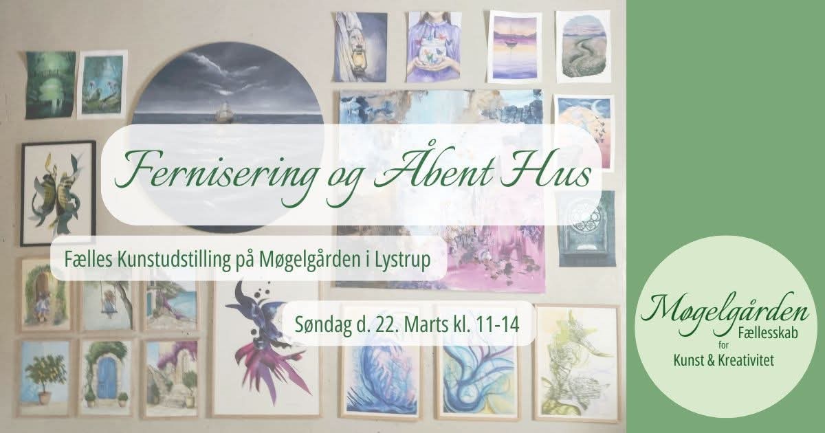 Fernisering og Åbent Hus i Kunstnerfællesskab
