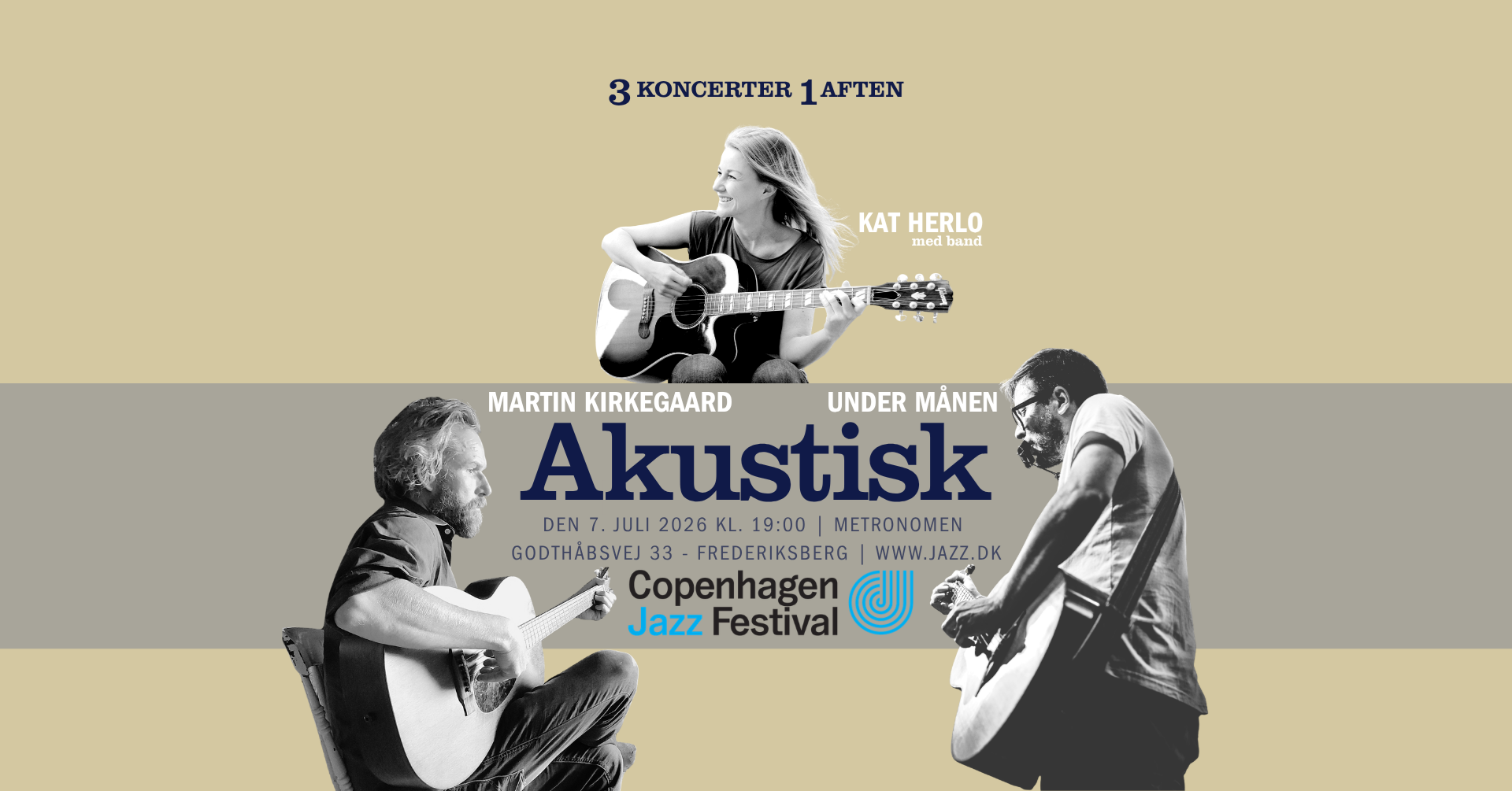 AKUSTISK - Kat Herlo x Under Månen x Martin Kirkegaard @ Copenhagen Jazz Festival