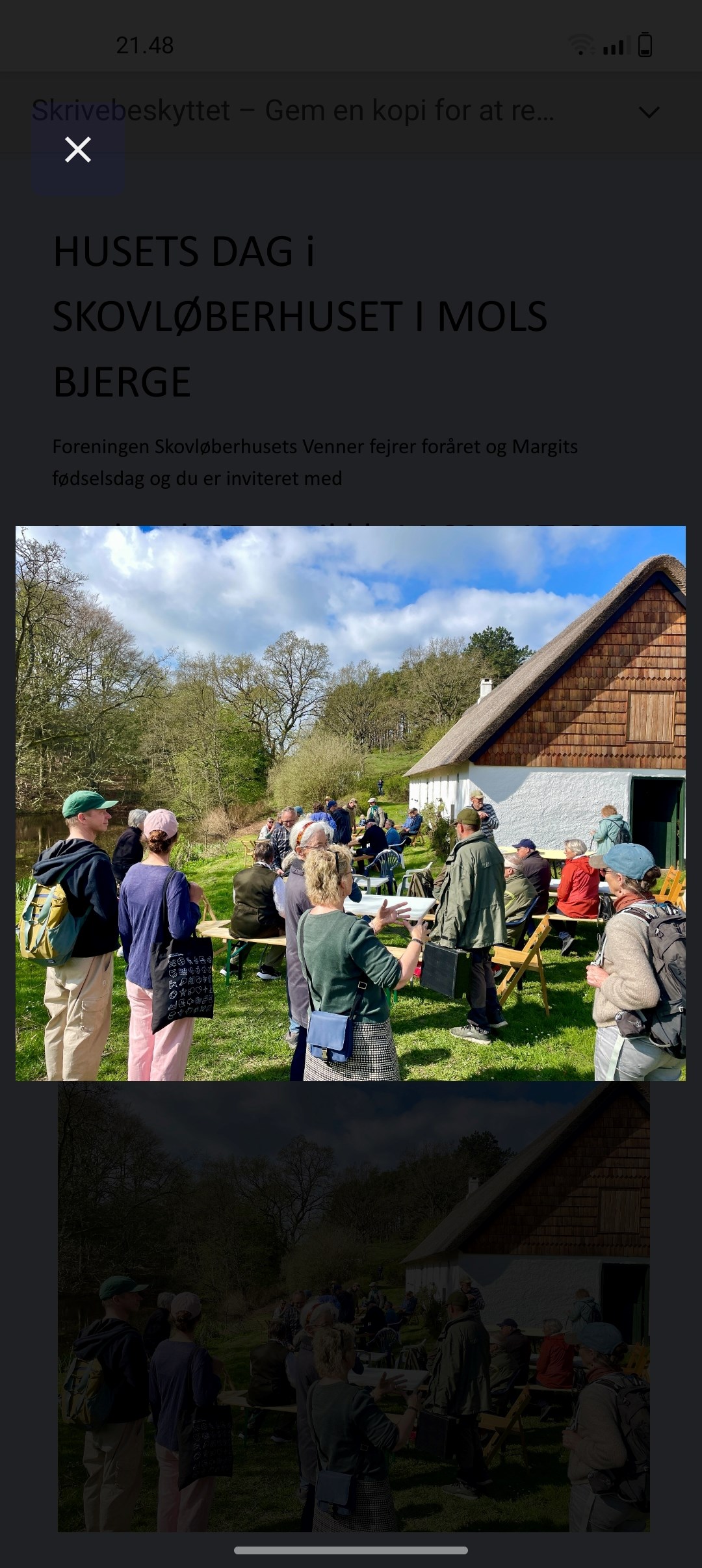 Husets Dag i skovløberhuset Mols Bjerge