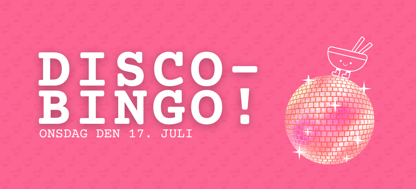Discobingo - med issskold hvidvin ad libitum