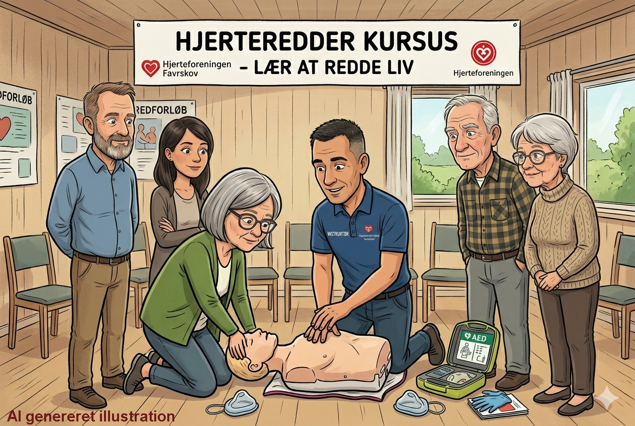 Hjerteredderkursus - Kulturhuset i Hinnerup