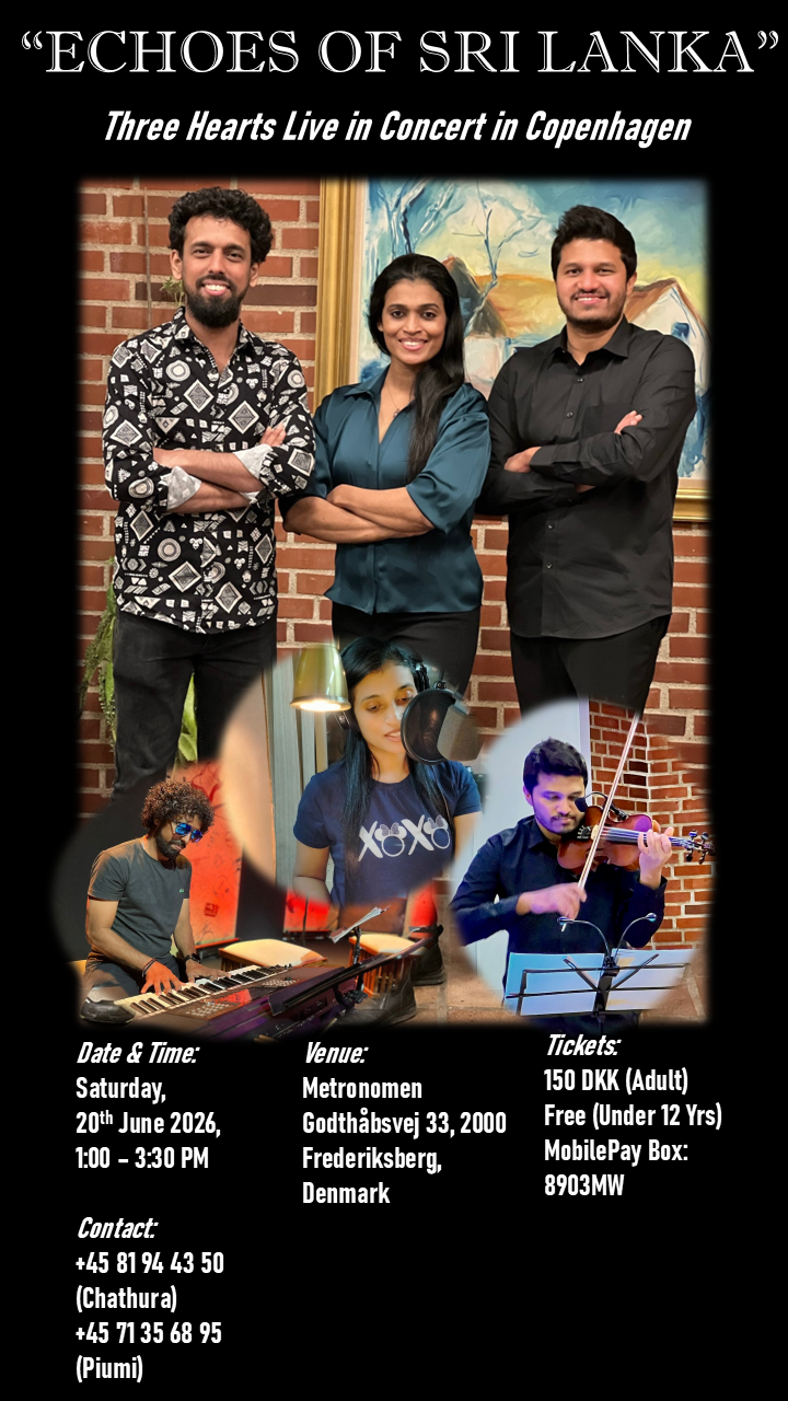 "Echoes of Sri Lanka" - Three Hearts Live in Concert