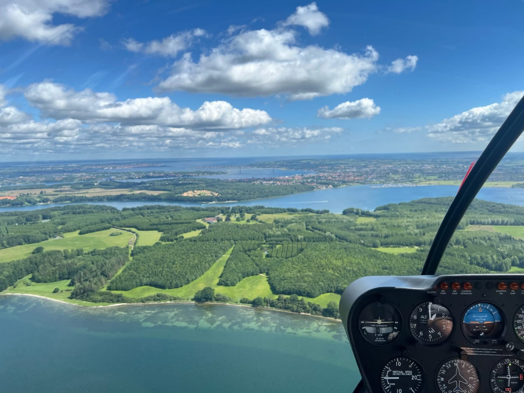 Helikopterflyvning fra Odense - Oplev Fyn fra luften