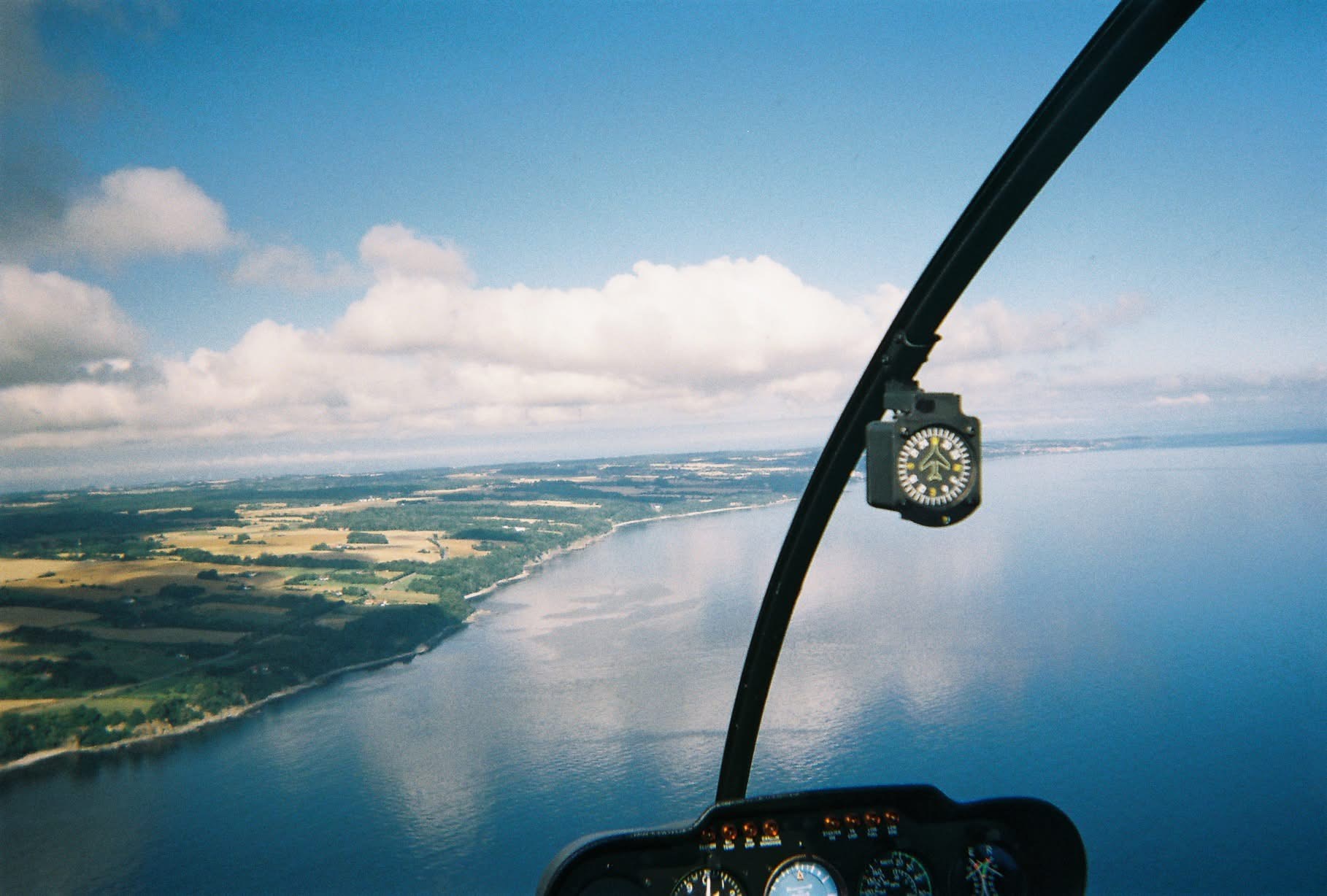 Helikopterflyvning over Aarhus