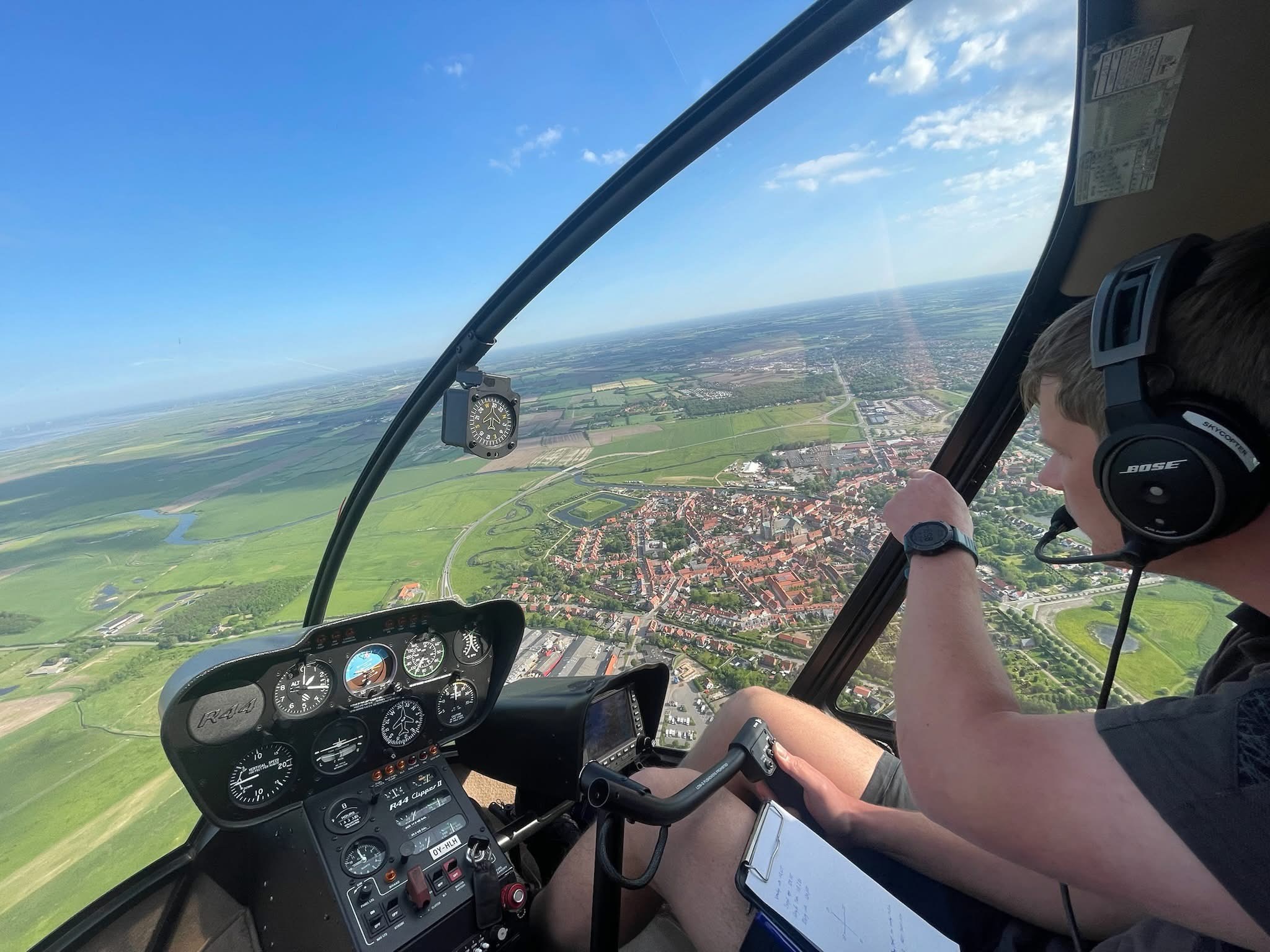 Helikopterflyvning fra Blokhus