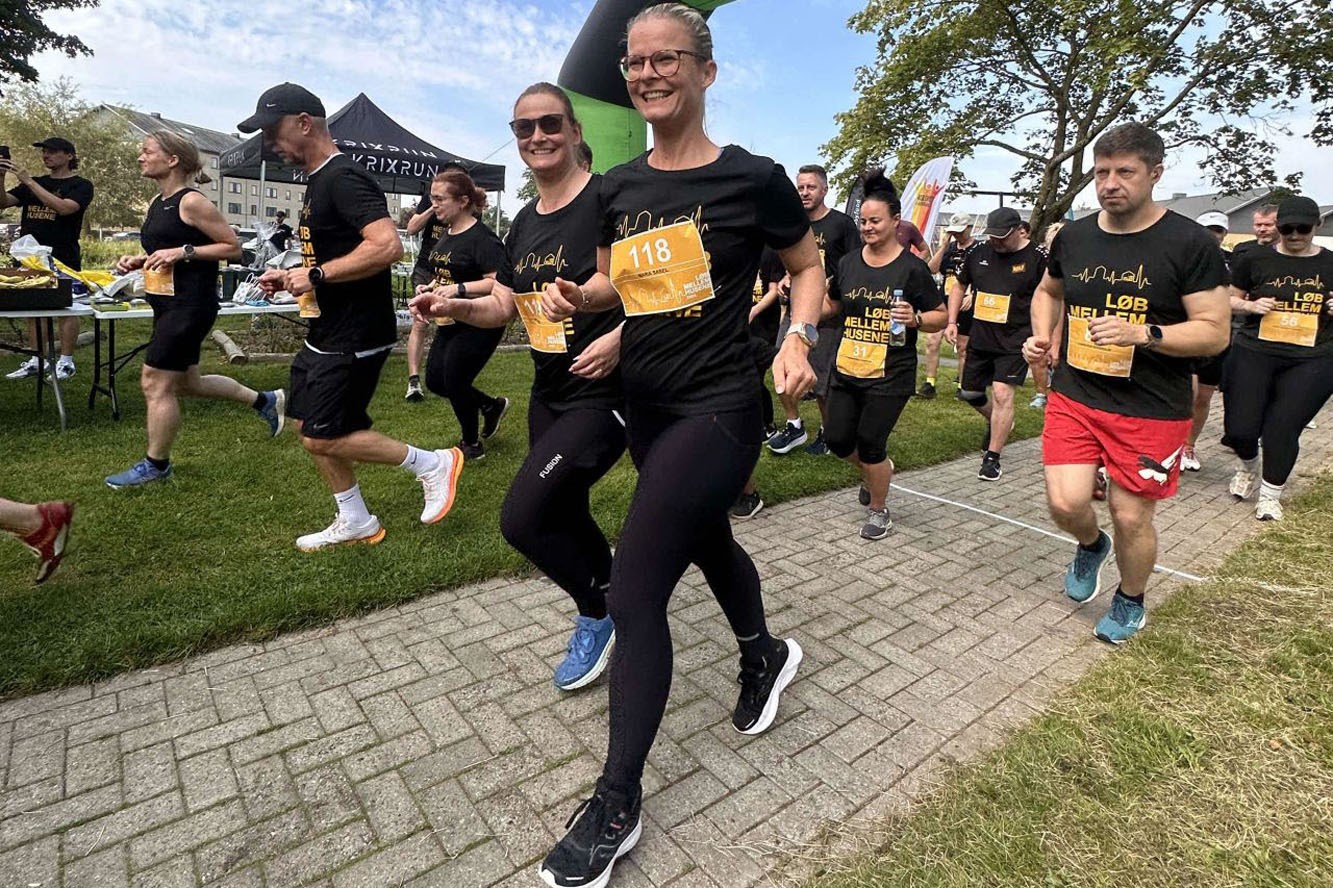 Løb mellem husene