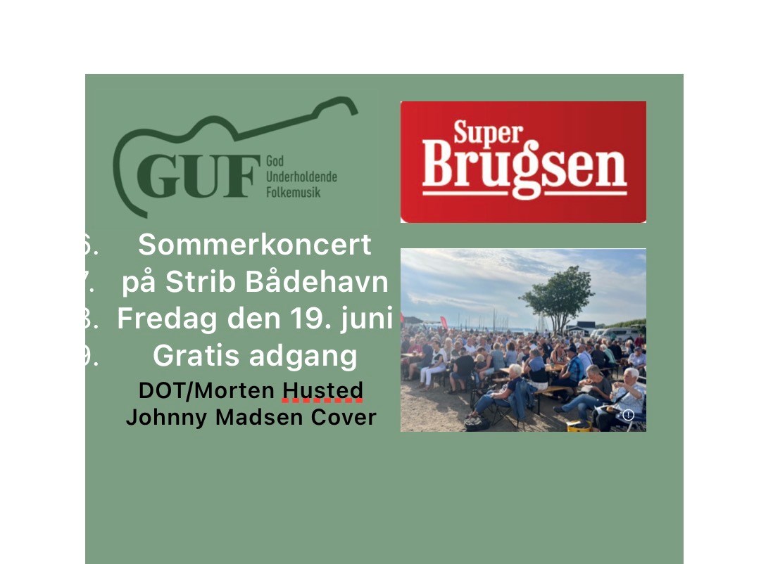 Sommerkoncert på Strib Bådehavn