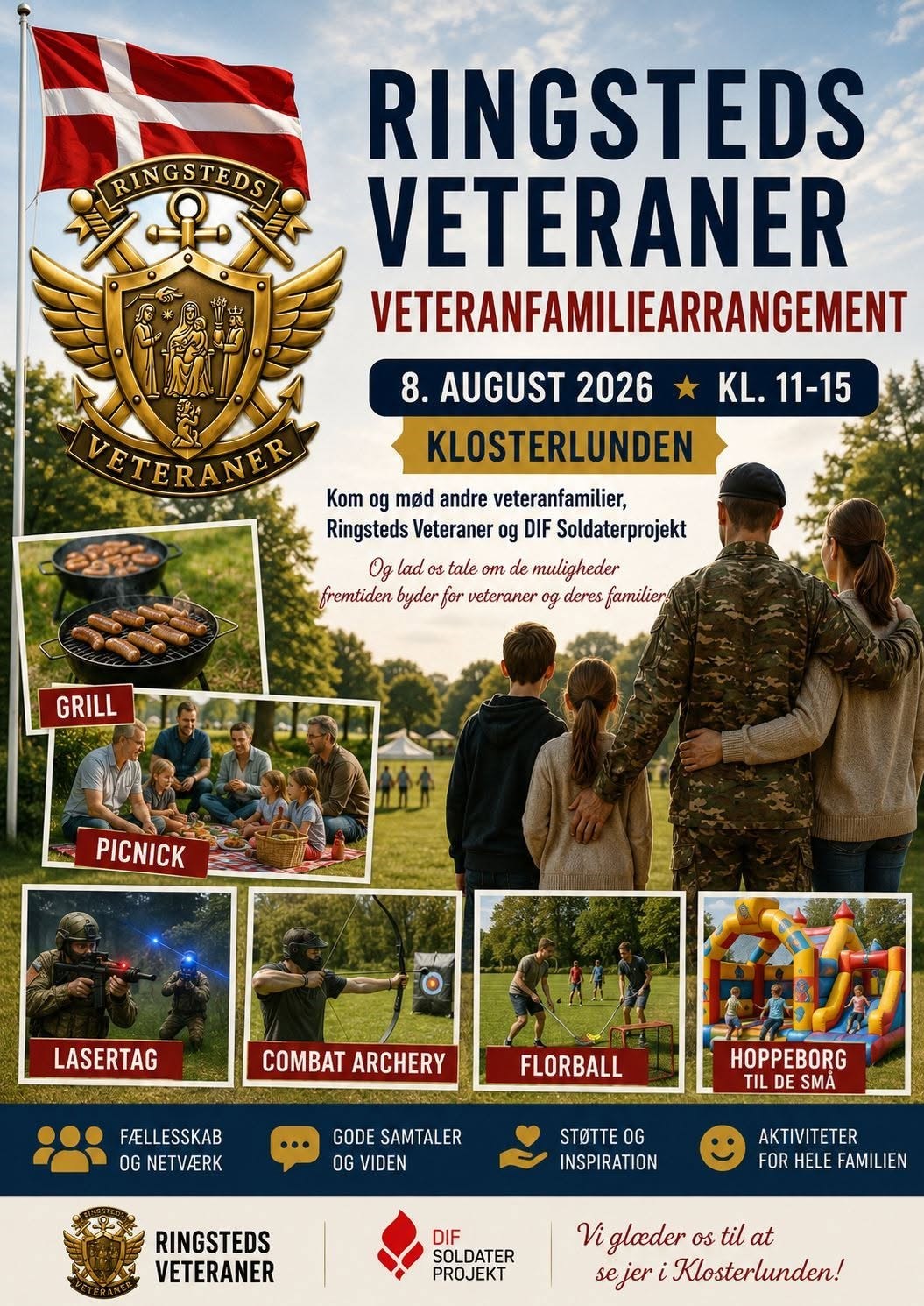 Sommerfest for Ringsteds veteraner og pårørende