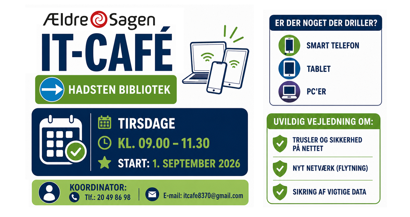 IT-Café på Biblioteket i Hadsten