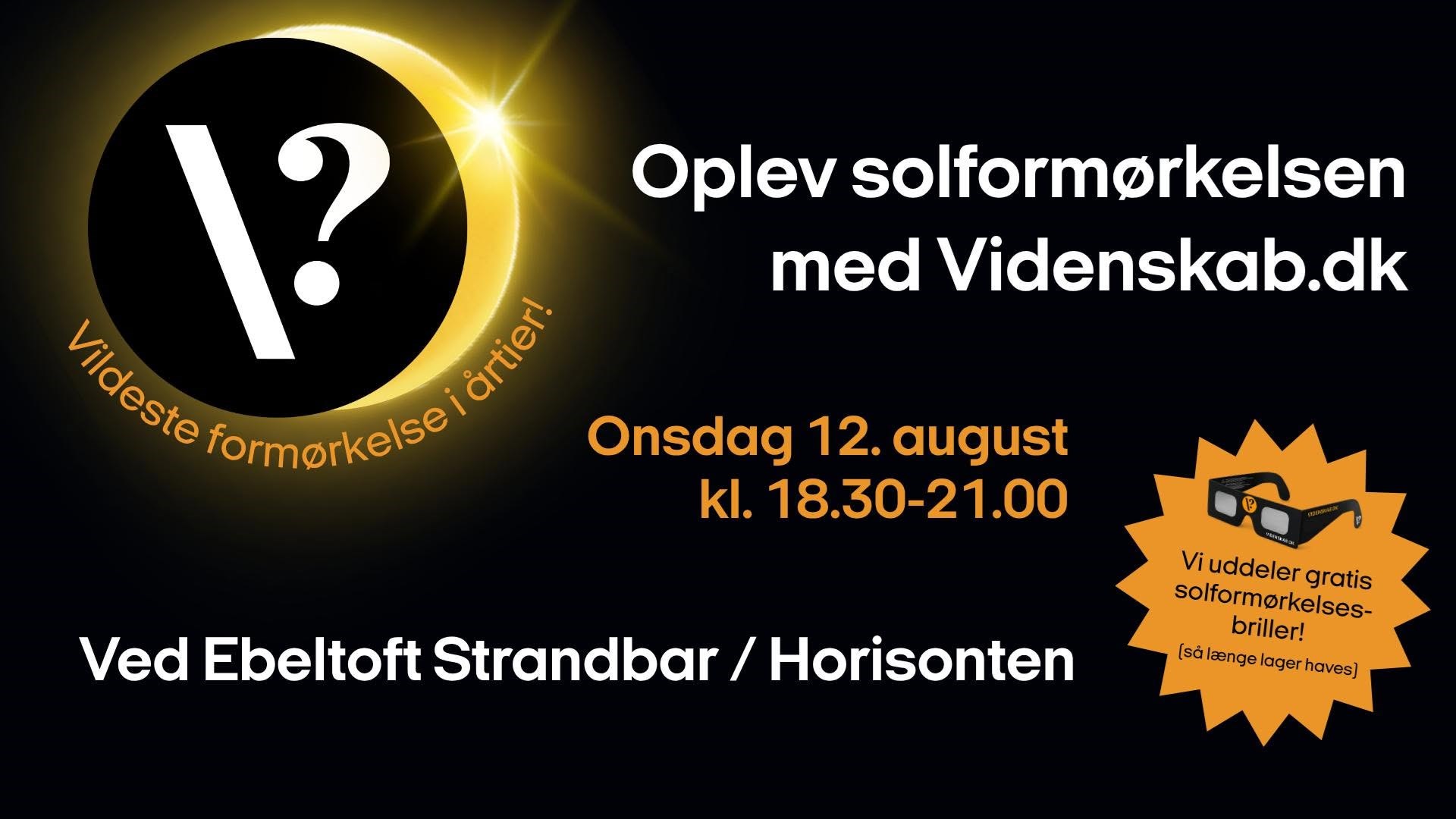 Oplev årtiers solformørkelse i Ebeltoft med Videnskab.dk