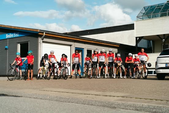 Prøvetræning i Nr. Søby Cykelklub