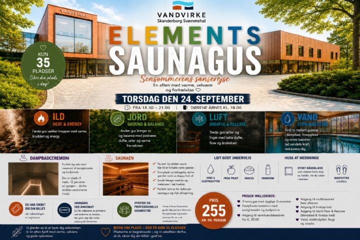 Saunagusevent - sensommerens sanserejse