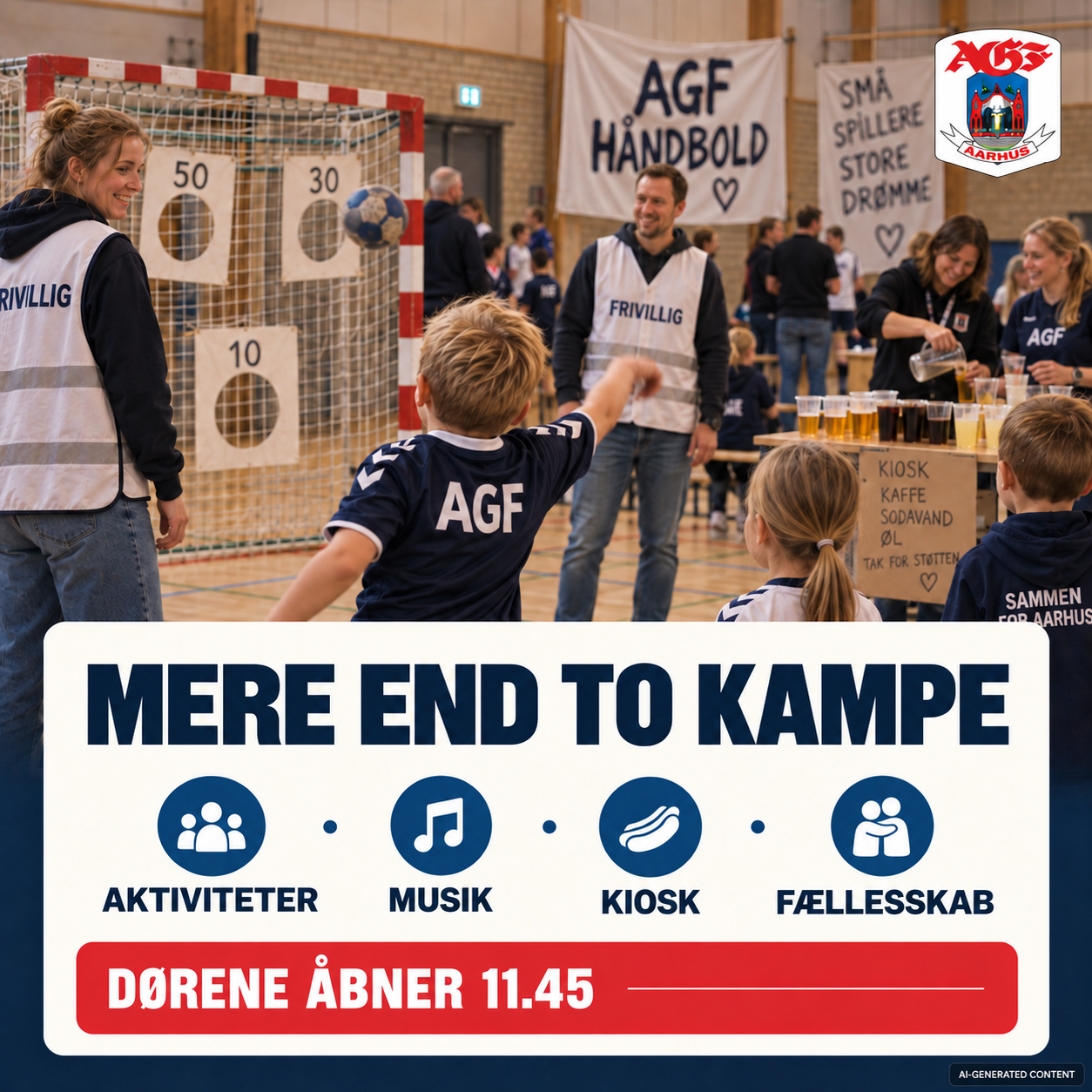 Dobbeltbrag i Arenaen - håndbold og familiedag med AGF Håndbold