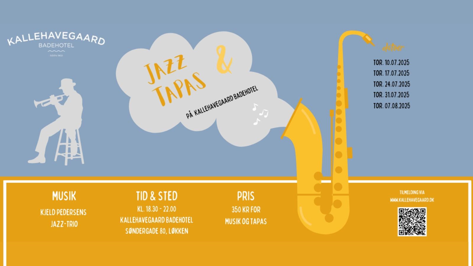 Jazz og tapas - Kallehavegaard Badehotel