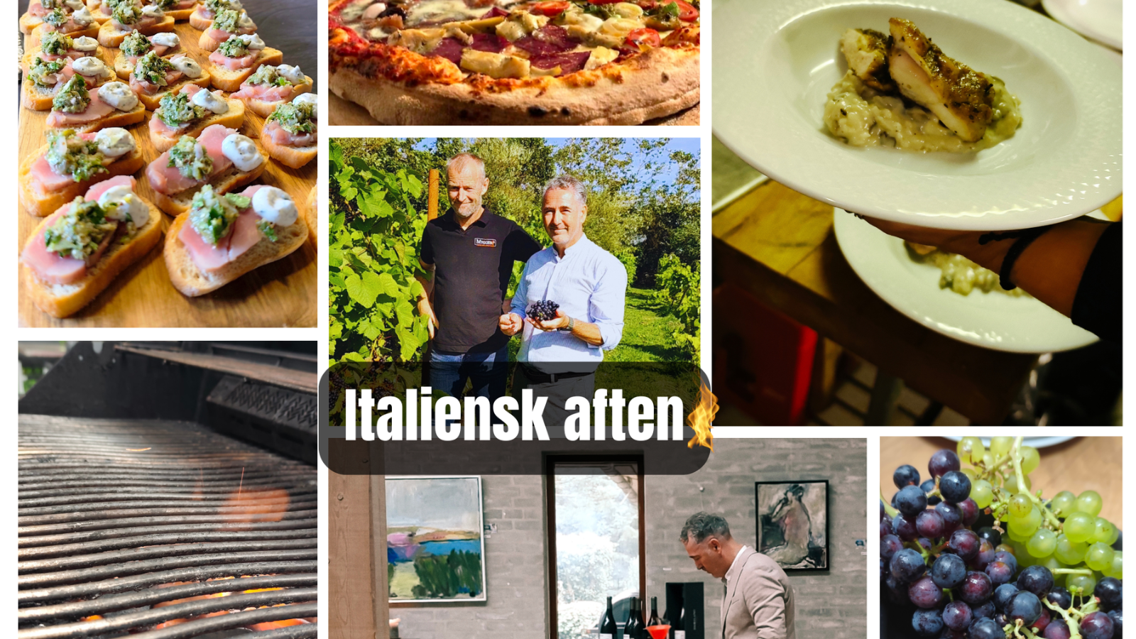 Italiensk aften - hos Myggens's