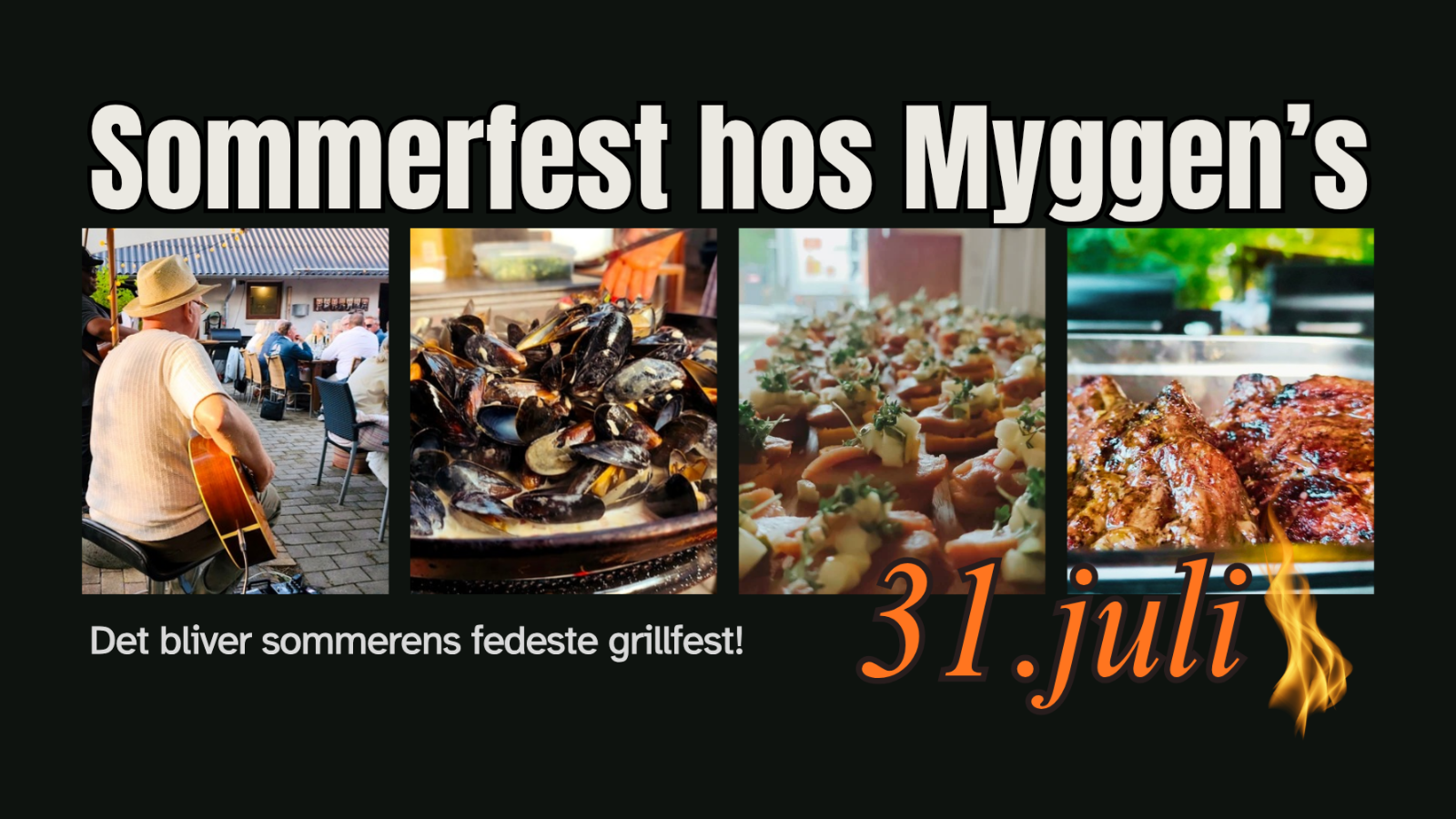 Sommerfest hos Myggen's