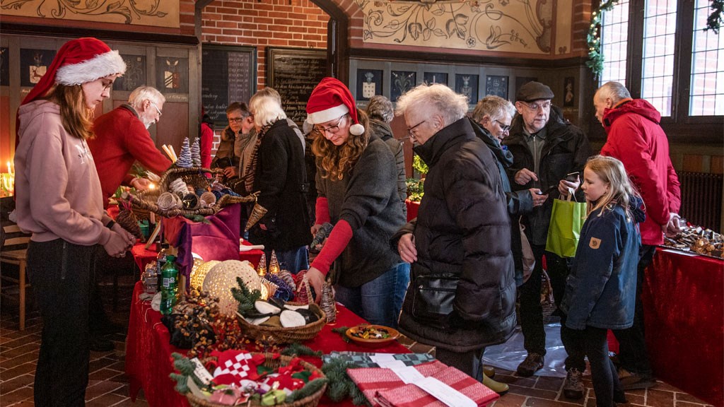 Julemarked på Det Gamle Rådhus i Ribe