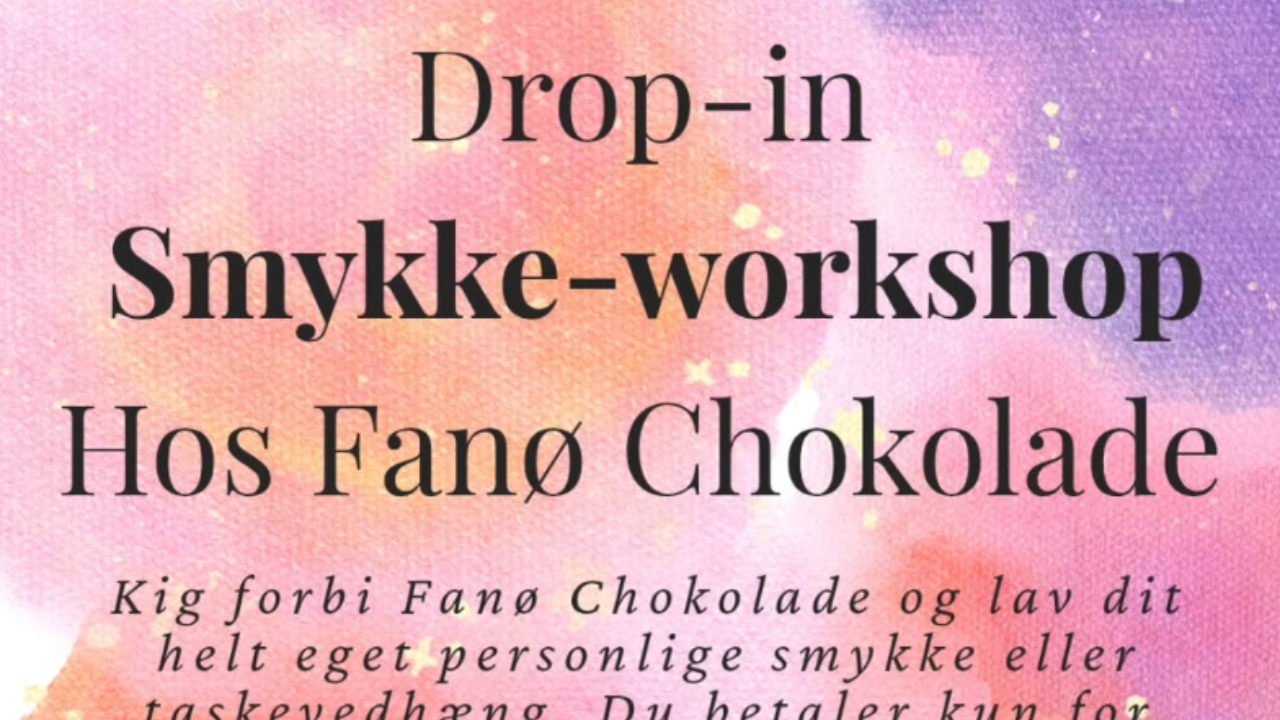 Drop-In smykke workshop hos Fanø Chokolade
