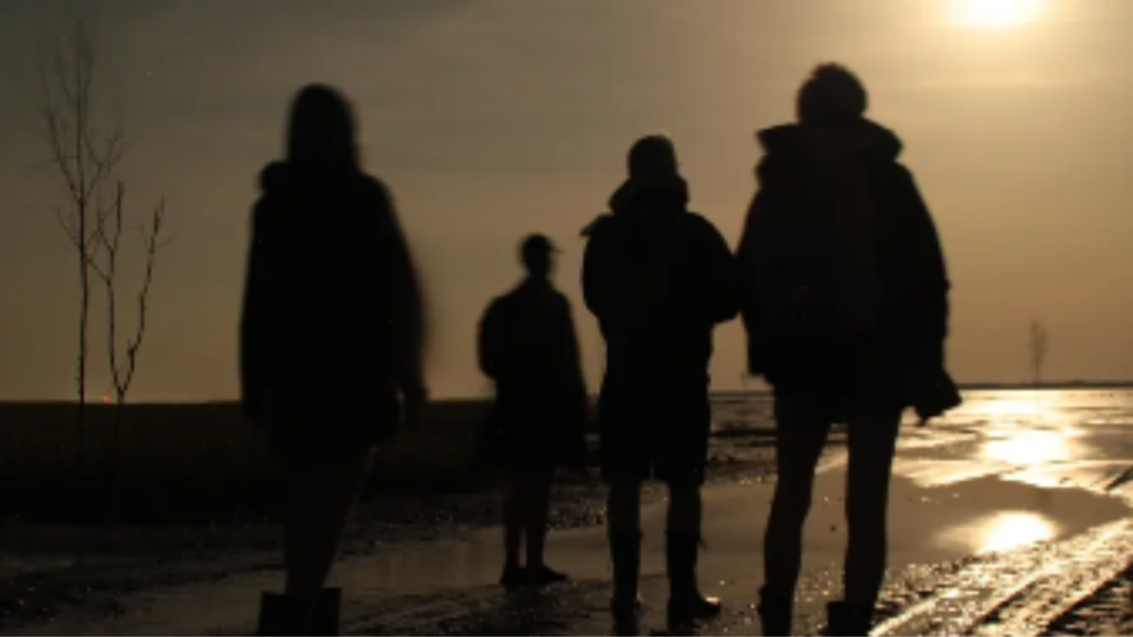 Solnedgang, tidevand og suppe