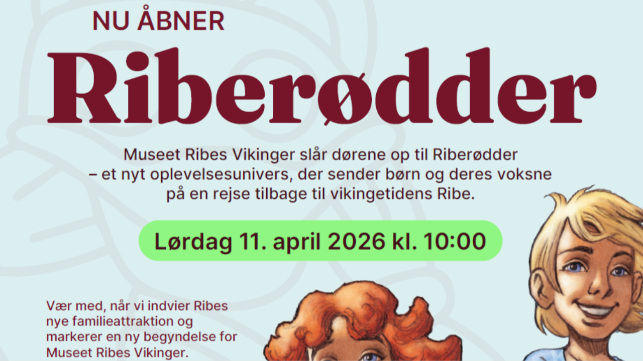 Åbning af "Riberødder" på Museet Ribes Vikinger