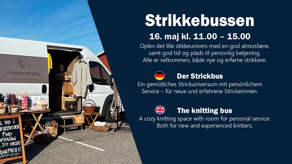 Strikkebussen på Ribe Camping