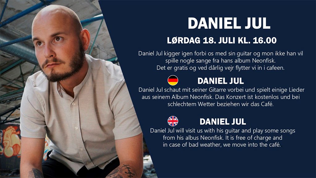 Daniel Jul live - koncert ved Ribe Camping