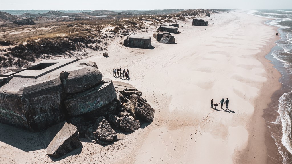 Bunkertur ved Houvigfæstningen med Ringkøbing Fjord Museer (Tysk guide)