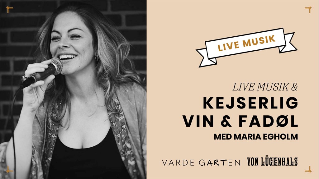 Lørdagshygge og LIVE MUSIK med Maria Egholm & Karl Gade