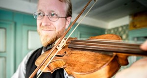 Spillemandsmusik på Abelines Gaard