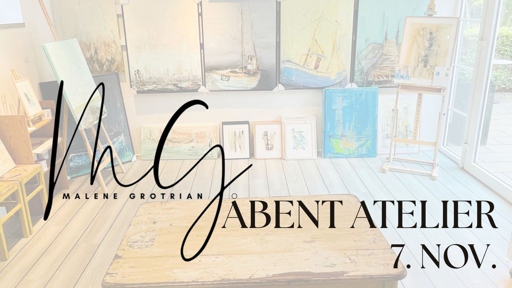 Åbent atelier hos kunstner Malene Grotrian