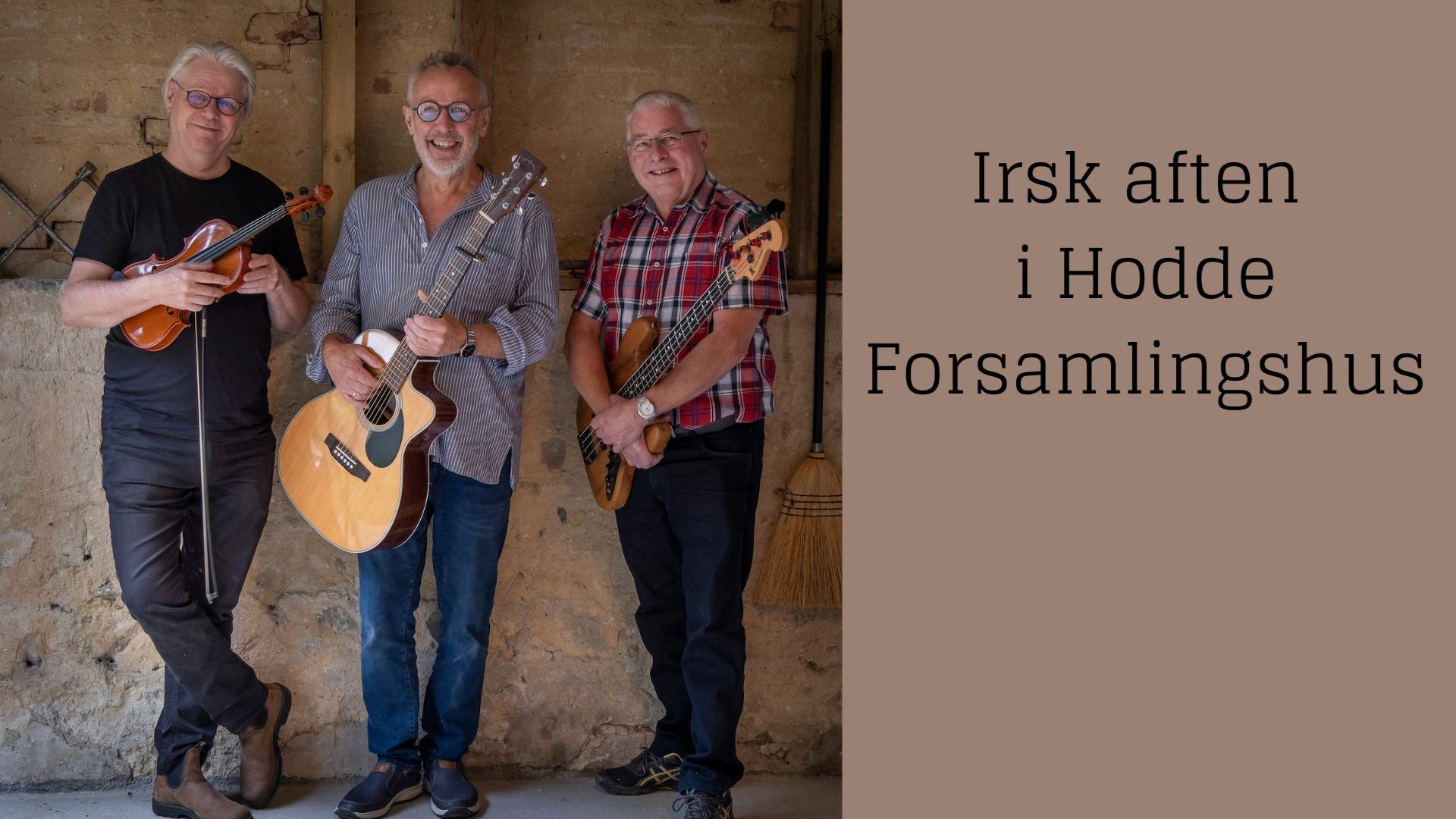 Irsk aften med "Folk Friends" i Hodde Forsamlingshus