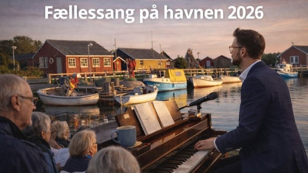 Fællessang på Havnen