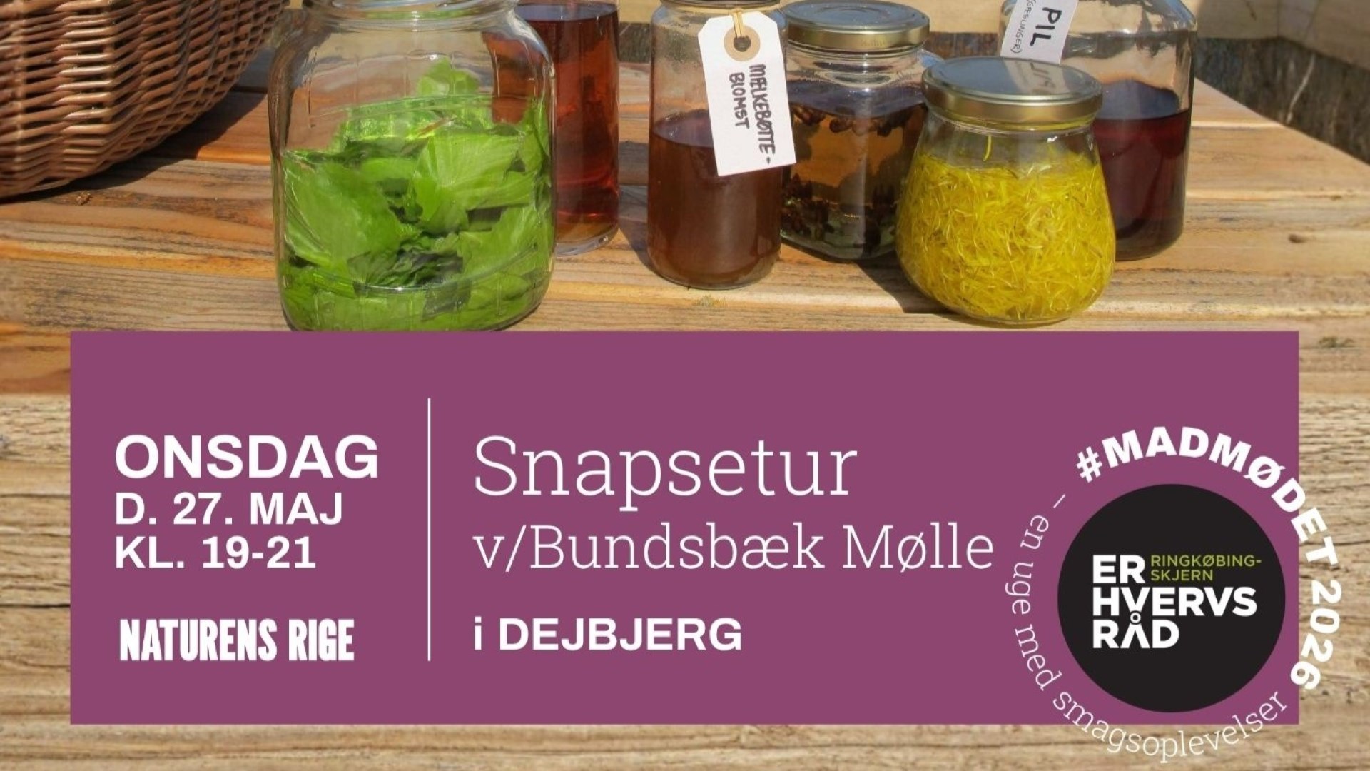 MADMØDET 2026: Snapsetur ved Bundsbæk Mølle