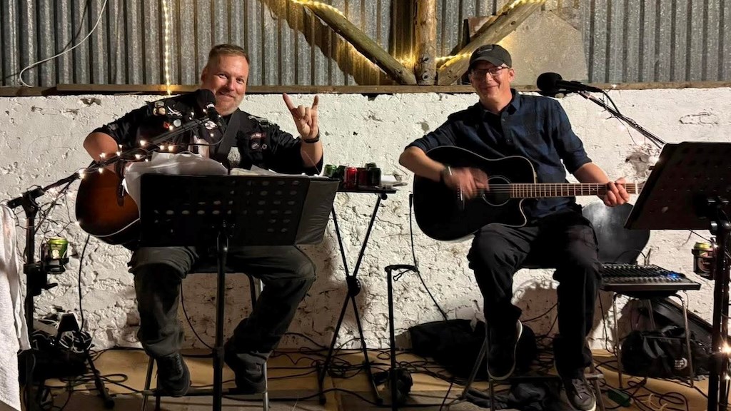 Bülow & Bækgaard på Café Gaflen