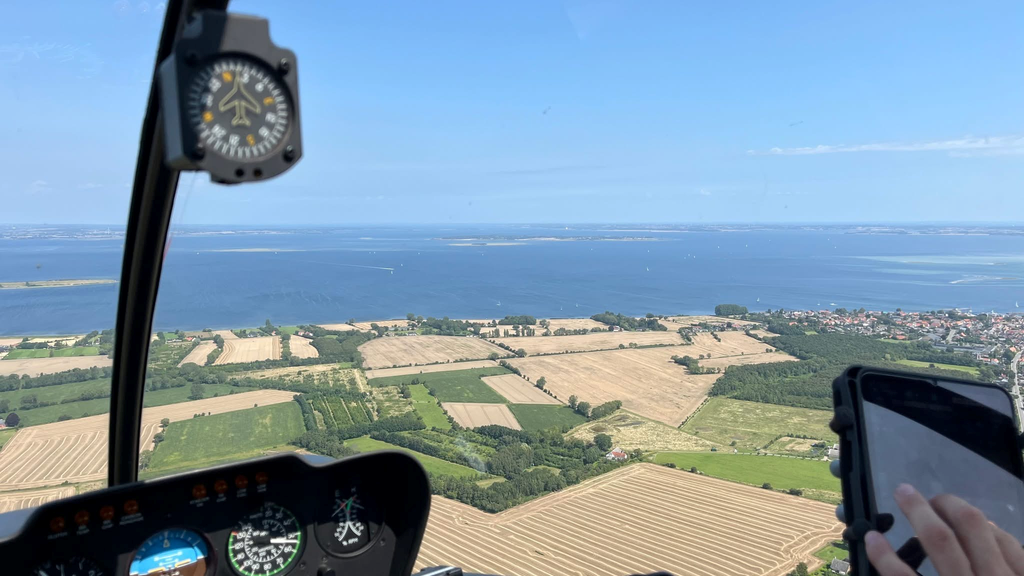 Helikopterrundflyvning- Hvide Sande