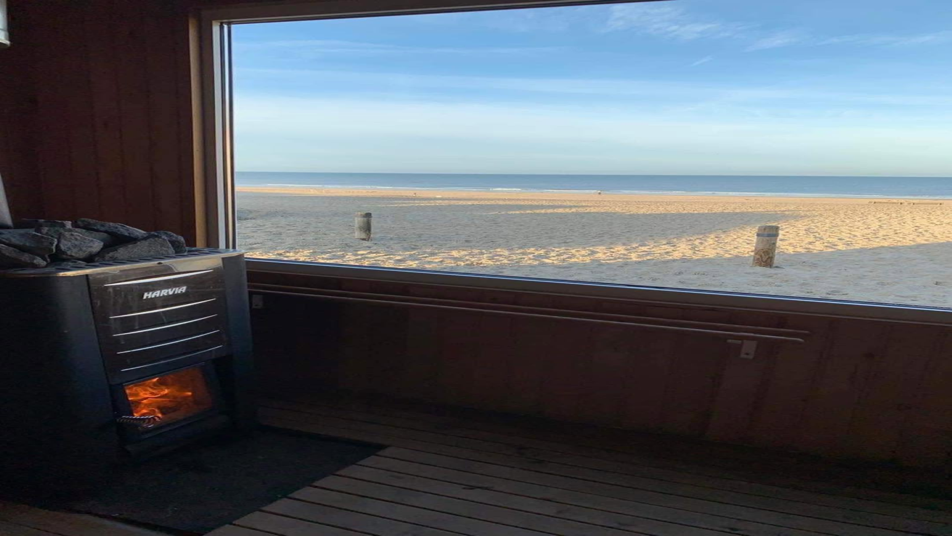 Saunagus på Henne Strand