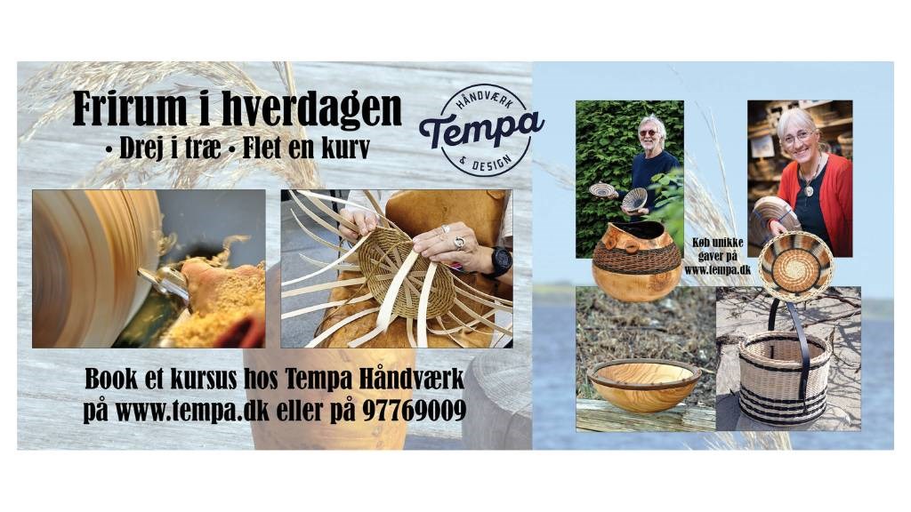 Kursus i trædrejning & kurvefletning