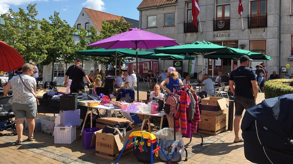 Lopper på Torvet i Gråsten