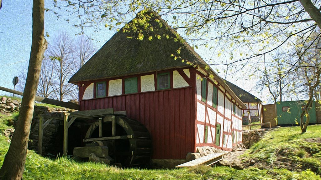 Påskeudstilling på Vibæk Møllerne