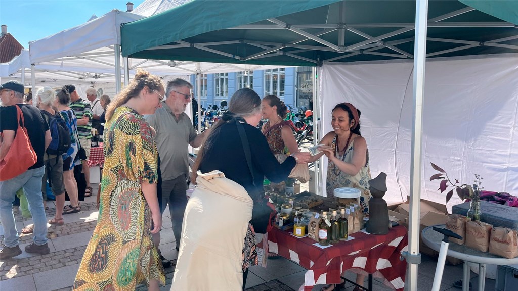 Langelands Fødevaremarked på Torvet Rudkøbing