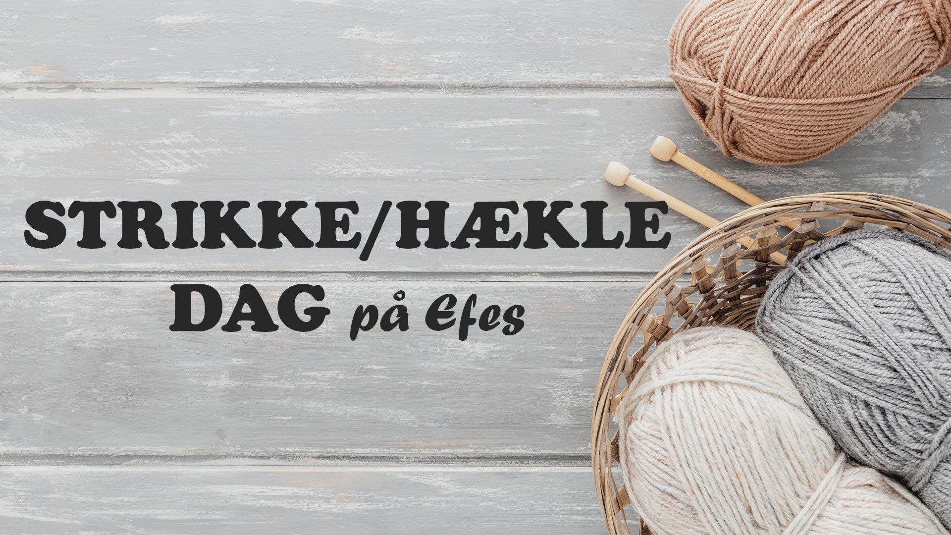 Efes Café - hyggelig strikke- og hækledag i Rudkøbing