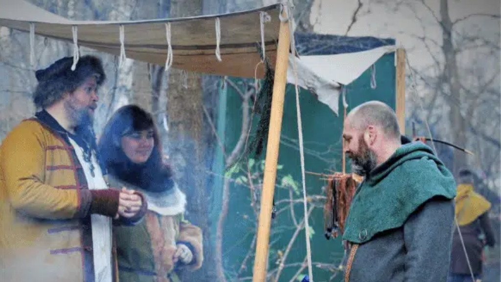 Jul og lysfest på Frederikssund Vikingeboplads